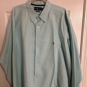 Ralph Lauren Men's Sky Blue Button Down Shirt